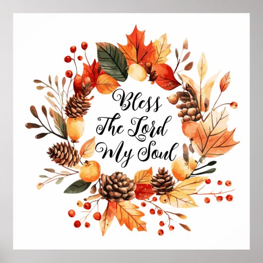 Bless The Lord Poster (Voorkant)