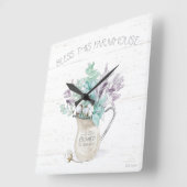 Bless This Farmhouse Vierkante Klok (Hoek)