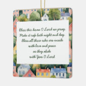 Bless this Home Gefeliciteerd met je nieuwe huis Keramisch Ornament (Links)