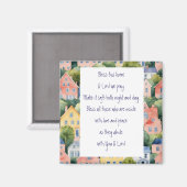 Bless this Home Gefeliciteerd met je nieuwe huis Magneet (Voorkant / Achterkant)