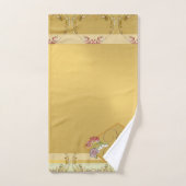 "Bless this Home" Gouden Bloem Bad Handdoek (Handdoek)