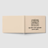 Bless This House met tekst en afbeelding sjablonen Gastenboek (Volledig)