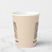 Bless This House met tekst en afbeelding sjablonen Papieren Bekers (Links)