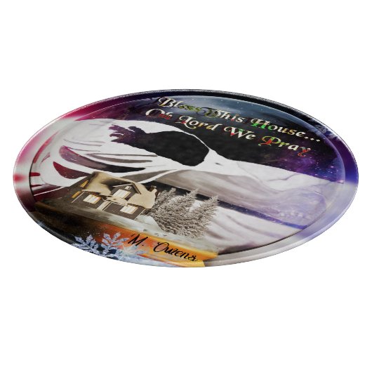 Bless this House, Oh Lord We bidden Snijplank (Hoek)