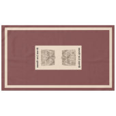 Bless This House w / tekst & afbeelding sjabloon 6 Tafelkleed (Voorkant (Horizontaal))