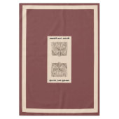 Bless This House w / tekst en afbeelding sjabloon  Tafelkleed (Voorkant)