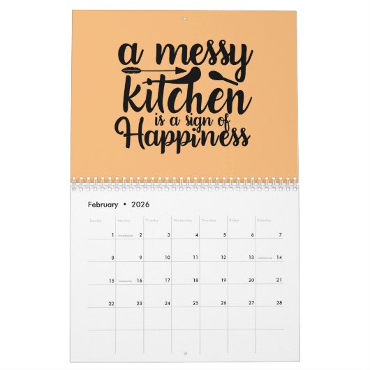 Bless This Kitchen Funny Quottes Kalender (Feb 2026)