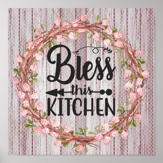 Bless this Kitchen Poster (Voorkant)