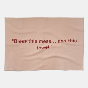 "Bless This Mess" papieren handdoek