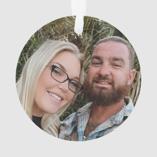 Bless us this christmas ornament (achterkant)