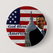 Bless USA_ Ronde Button 7,6 Cm (Voorkant)