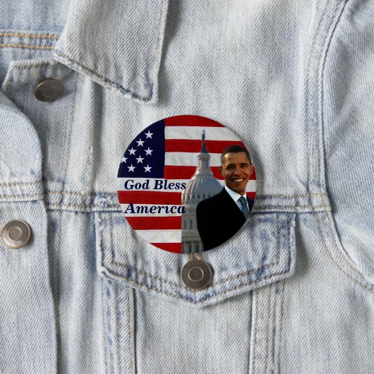 Bless USA_ Ronde Button 7,6 Cm (In situ)