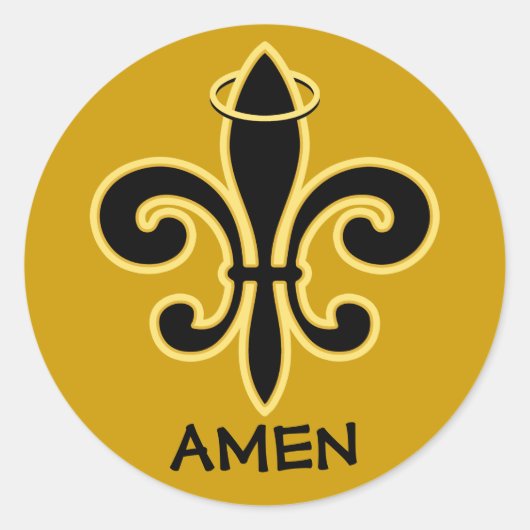 Bless You Boys Ronde Sticker (Voorkant)