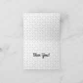 Bless You - Daisies Notecard Bedankkaart (Binnen)