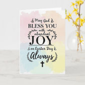 Bless You Joyful Wishes Card Kaart (Gele Bloem)