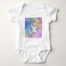 ´Bless You´ regenboog-witte baby body´suit