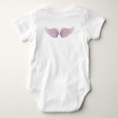 ´Bless You´ regenboog-witte baby bodysuit (Achterkant)