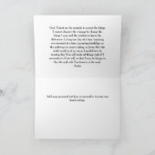 Bless You Serenity Gebedskaart Condoleance Kaart (Binnen)