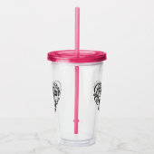 Bless Your Heart Acrylic Cup met stro Acryl Drinkbeker (Rechts)