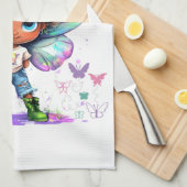 Bless Your Heart Lil' Fairy Keuken Handdoeken (Quarter Fold)