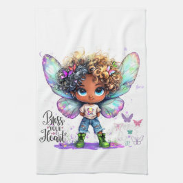 Bless Your Heart Lil' Fairy Keuken Handdoeken