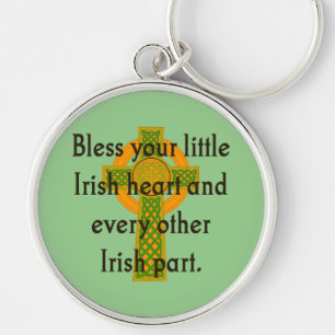 Bless Your Little Irish Heart - Irish Quote Sleutelhanger