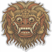 Bless Your Space Barong Sticker - Balinees (Voorkant)