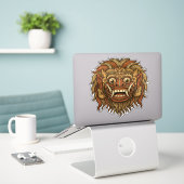 Bless Your Space Barong Sticker - Balinees (Laptop op bureau)