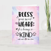 Bless your Sweet Heart for Bee Sind Kaart (Voorkant)