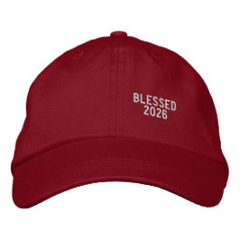 Blessed 2026 Personalized Embroidered Hat Geborduurde Pet