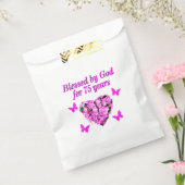 BLESSED 75TH BIRTHDAY FLORAL DESIGN BEDANKZAKJE (Gezegeld)