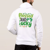 Blessed And Lucky St. Patrick’s Day Design-61103 Hoodie (Achterkant)