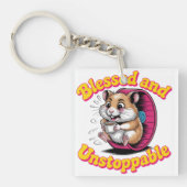 Blessed And Unstoppable Sleutelhanger (Voorkant)