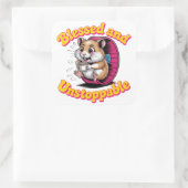 Blessed And Unstoppable Vierkante Sticker (Tas)