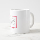 Blessed Are The Pure In Heart Christmas Mug Grote Koffiekop (Voorkant rechts)