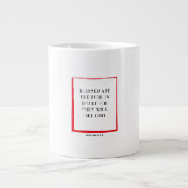 Blessed Are The Pure In Heart Christmas Mug Grote Koffiekop