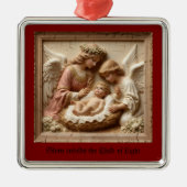 Blessed are they who guard the manger Ornament (Voorkant)