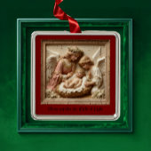 Blessed are they who guard the manger Ornament