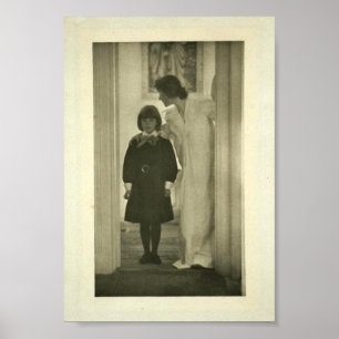 Blessed Art Thou onder vrouwen, Vintage ca. 1900 Poster