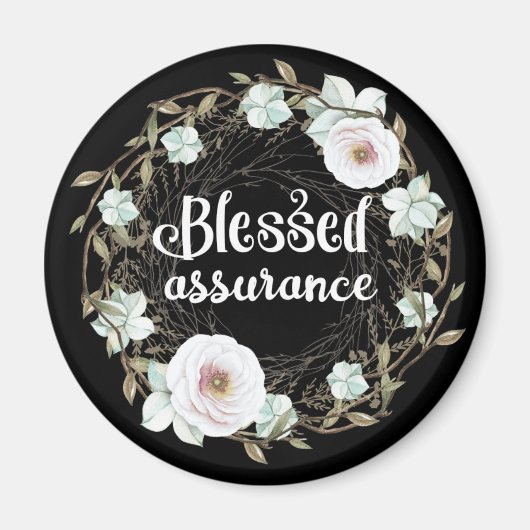 Blessed Assurance - Christelijke hymne magneet (Voorkant)