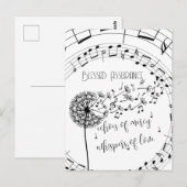 Blessed Assurance Hymn Christelijk Briefkaart (Voorkant / Achterkant)