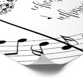 Blessed Assurance Hymn Christelijk Poster (Hoek)