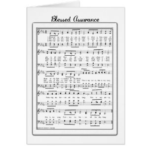 Blessed Assurance Music Kaart