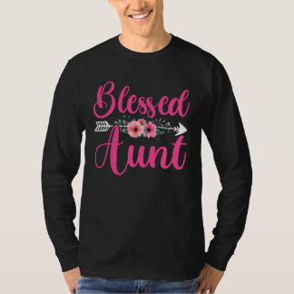 Blessed Aunt  Mother s Day Blessed Auntie Sister M T-shirt