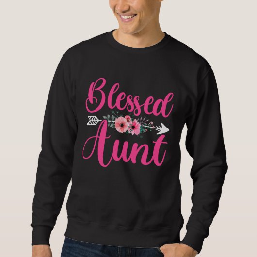 Blessed Aunt Mother s Day Blessed Auntie Sister M Trui (Voorkant)