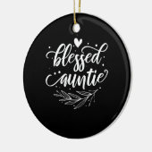 Blessed Auntie Keramisch Ornament (Links)