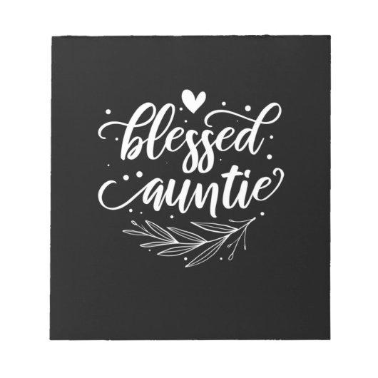 Blessed Auntie Notitieblok (Voorkant)