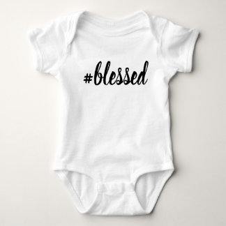 #Blessed Baby Bodysuit Blessed Hashtag