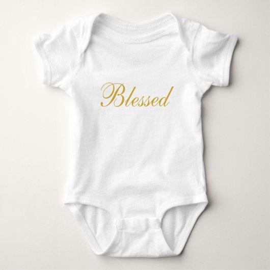 Blessed Baby Jersey Bodysuit (Voorkant)