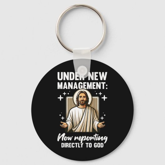 Blessed Baptism Religious Christian Under New Mana Sleutelhanger (Voorkant)